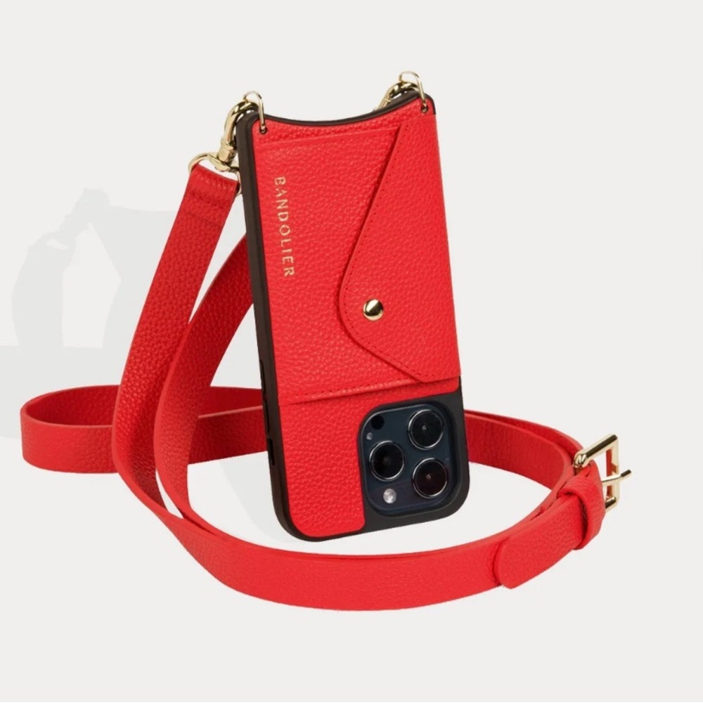 Bandolier Red Crossbody Phone Case